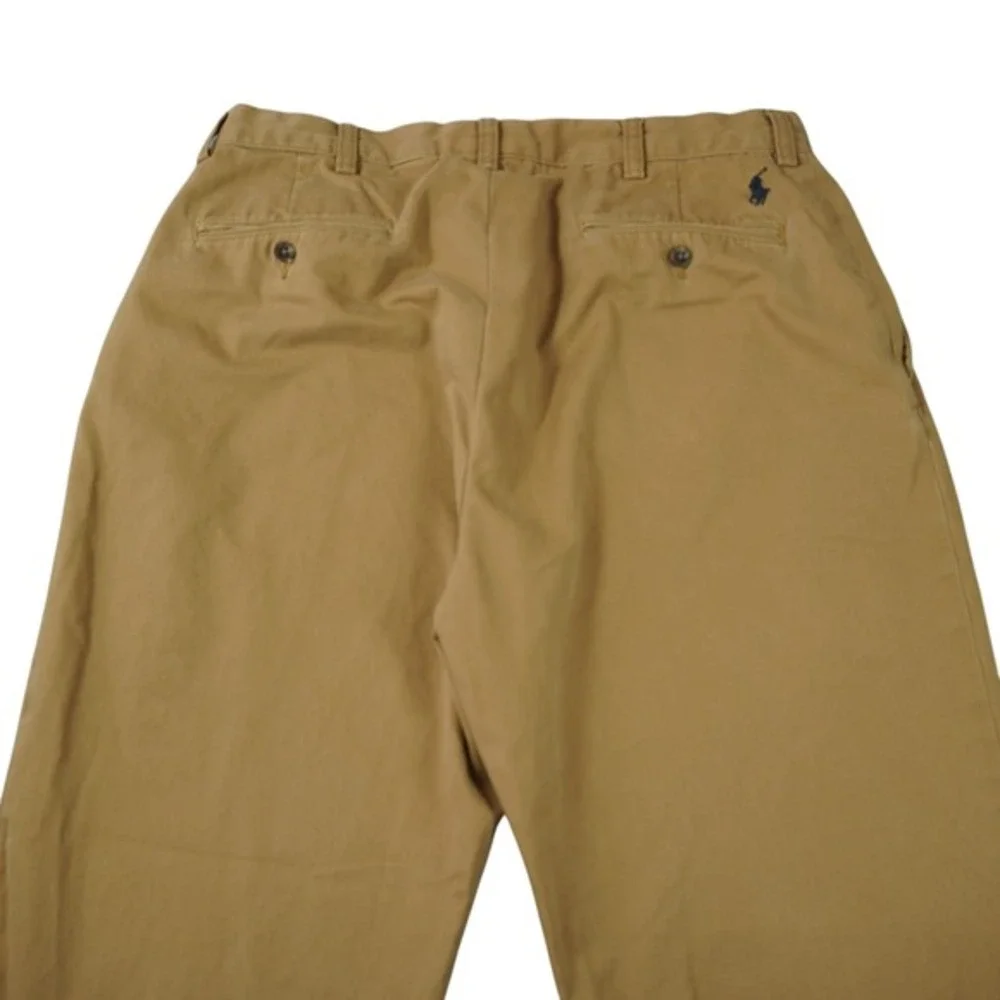 Polo Ralph Lauren Prospect Pant Mens 32x28 Tan‎ Khaki Chino Straight Leg Cotton